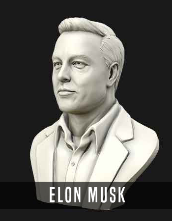 Elon Musk Sculpture