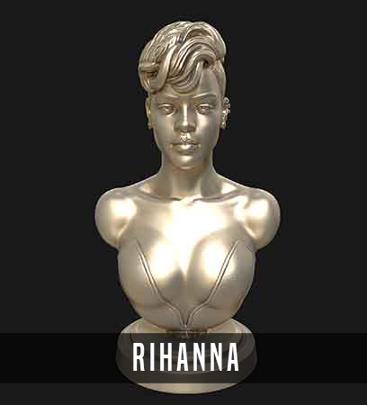 Rihanna Sculpture