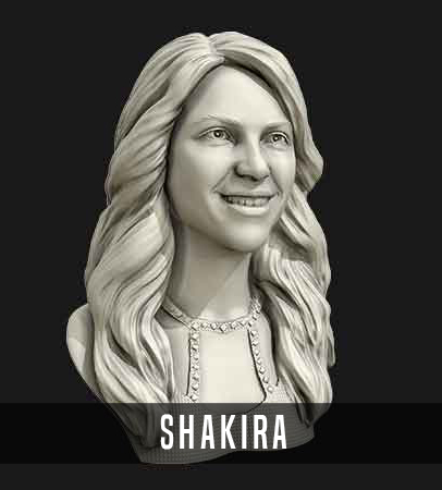 Shakira Sculpture
