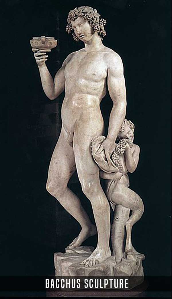 Bacchus Sculpture